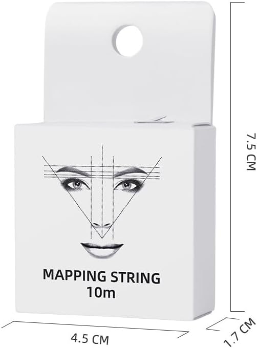 Eyebrow mapping string